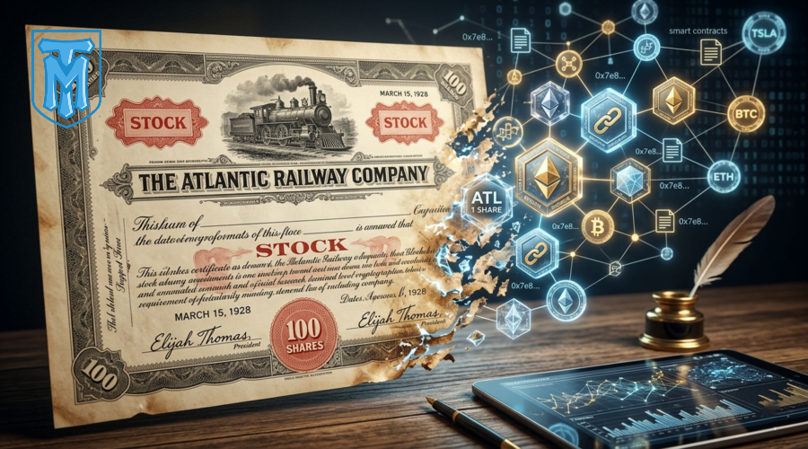 Cómo invertir en acciones con cripto